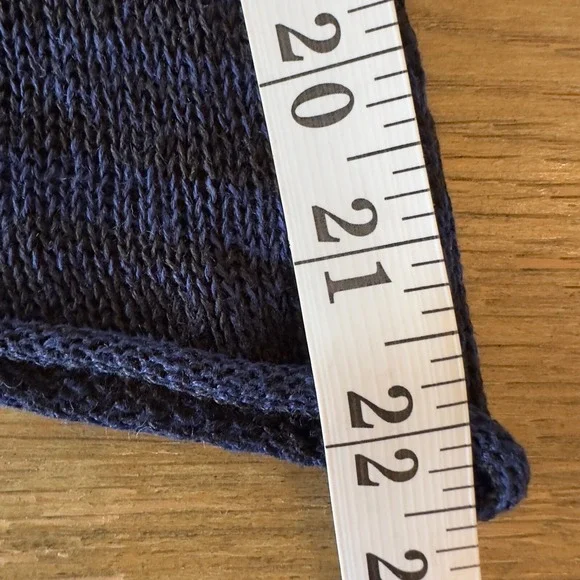 J.JILL 100% Linen‎ Open Knit Blue/Aqua Ombre Tunic-V-neck Tassels-Size M - Picture 10 of 16